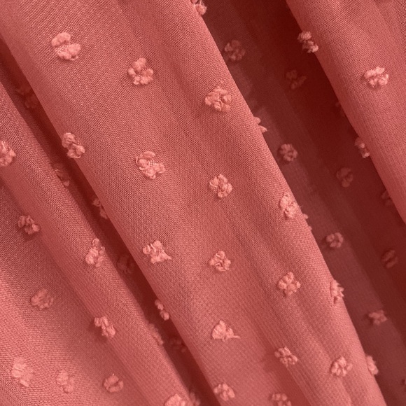 Baltic Born Mauve Swiss Dot Maternity Dress Large - Picture 2 of 12